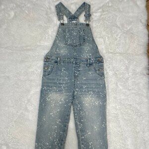 Epic Threads Girls Denim Overalls – Paint Splatter Wash
